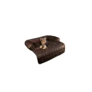 30x30.5 Water-Resistant Pet Furniture Protector with Memory Foam Bolster and Quilted Fabric