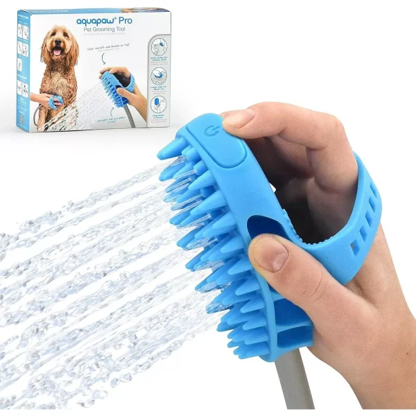 Sprayer and Scrubber Tool in One - Indoor/Outdoor Dog Bathing Supplies - Pet